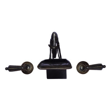 Bronze Waterfall Deer Faucet