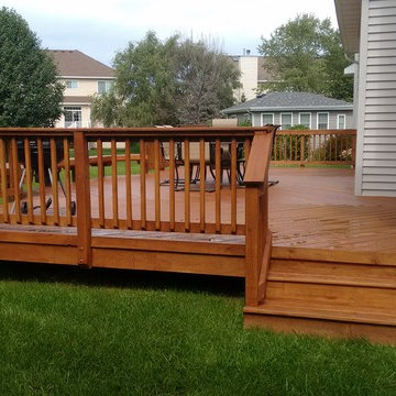 Wood Deck Design in Lindenhurst, IL