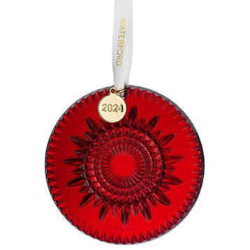 Waterford New Year Celebration Keepsake Ornament Red