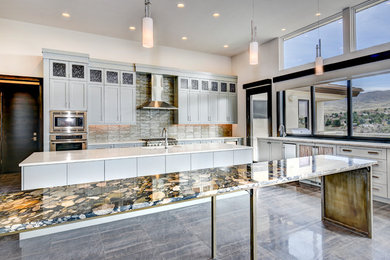 Example of a trendy kitchen design in Boise