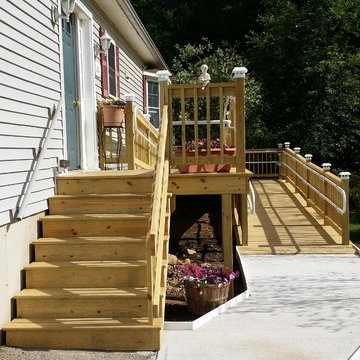 Handicap Ramp with RDI ADA Railings