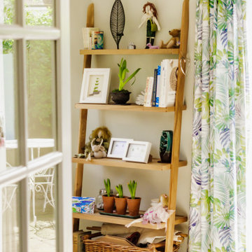 Garden inspired scandi style sitting room