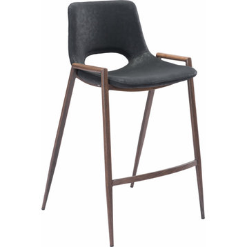 Manu'a Counter Chair (Set of 2) - Black