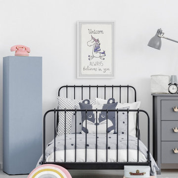 "Unicorn Always Believes in You" Framed Painting Print