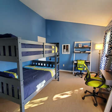 Tween boys bedroom- After