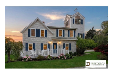 Example of an exterior home design in Boston