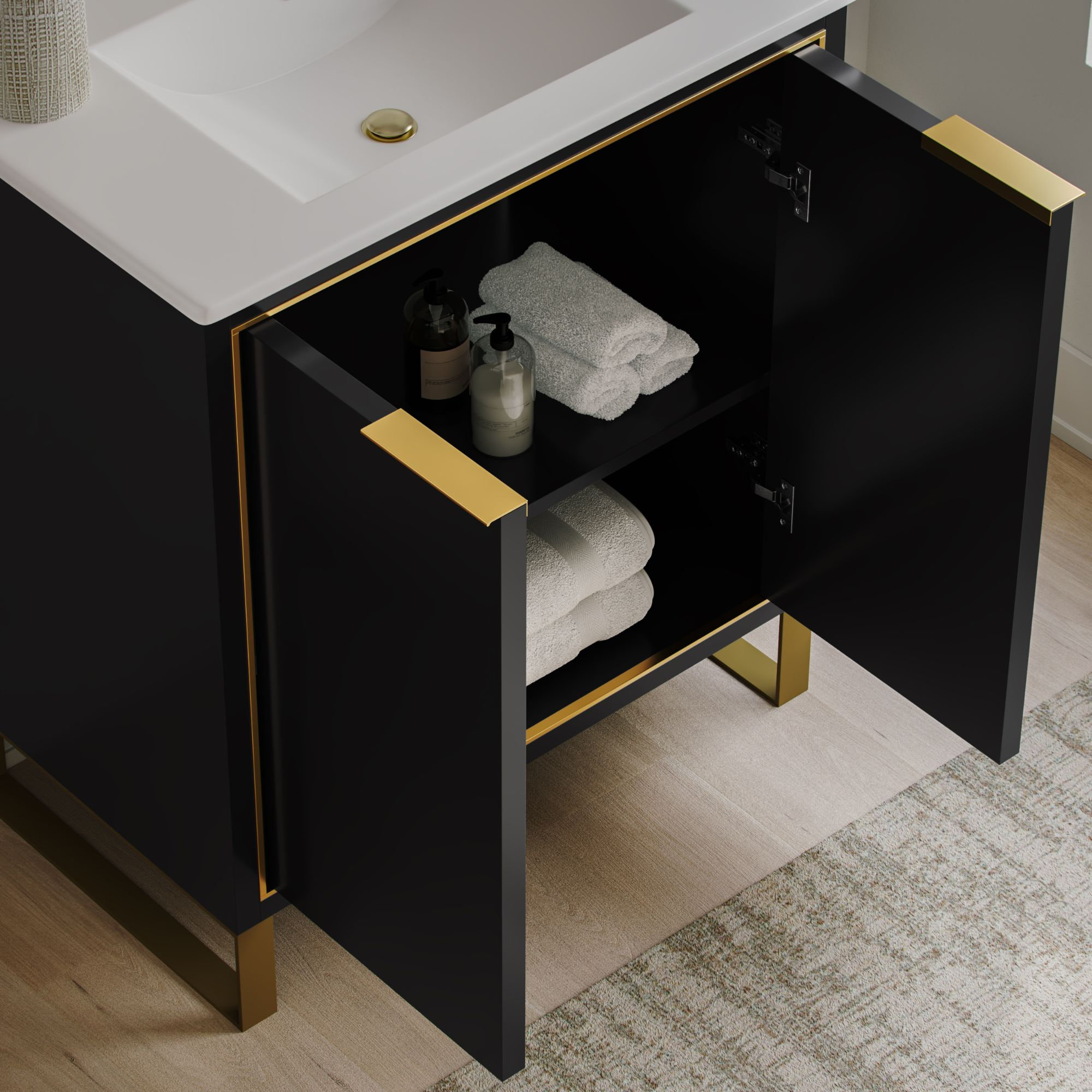 Opulence Bath Vanity, 30" - Contemporary - Bathroom Vanities And Sink ...