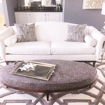 MODERN GLAM LIVING ROOM