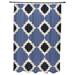 Mediterranean Shower Curtains by E by Design