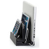 Multi-Device Charging Station & Dock, Black Leatherette, Without Power Supply