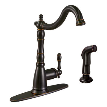 Design House 523217 Oakmont Kitchen Faucet - - Oil Rubbed Bronze