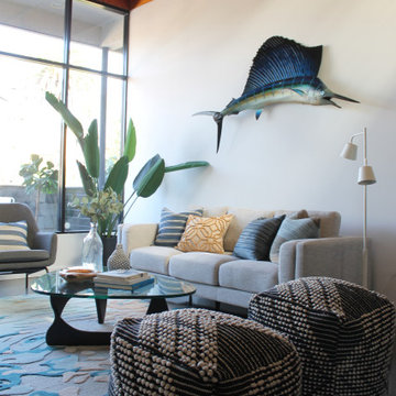 Stuffed Trophy Marlin in Venice Beach Home