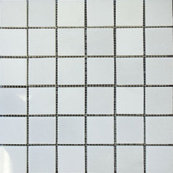 6x6 Cream White Stone Tile Mosaics - Home Accessories & Decor