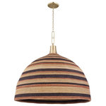 Hudson Valley Lighting - Hudson Valley Lighting 9340-AGB Lido Beach - 40 Inch 1 Light Pendant Transiti - Assembly Required: Yes