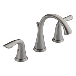 Delta Lahara&reg; Two Handle Widespread Lavatory Faucet - Bathroom Sink Faucets