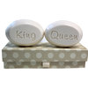 Scented Soap Bar Personalized – King & Queen, Lavender Mist