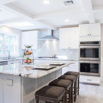 J&K Cabinets S8 White Shaker
