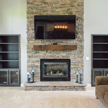 stone fireplaces