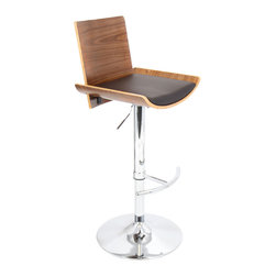 Vittorio Bar Stool - WALNUT/BROWN - Bar Stools And Counter Stools