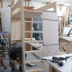 Maple loft bed with desk - Products