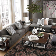 white couch room