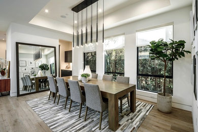 Trendy dining room photo in Los Angeles