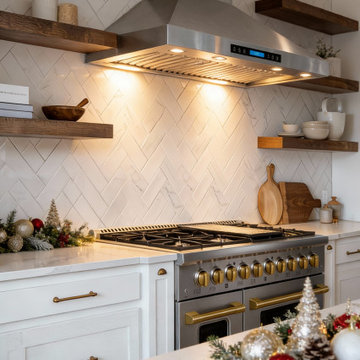 Janska Freestanding Range Christmas Kitchen