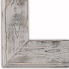 Ashley Stone Grey Picture Frame, Solid Wood, 8"x10"