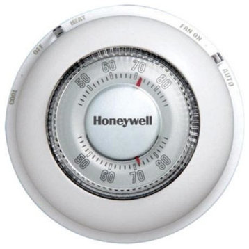 Honeywell Mercury Free Round Heat/Cool Thermostat