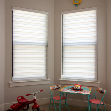 Motorized Banded Shades