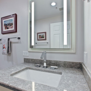 Crisp Bathroom Remodel in Park Ridge