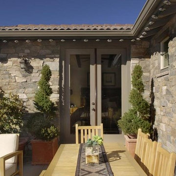 Rustic Stone Patio