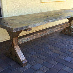 Custom Trestle Table - Products