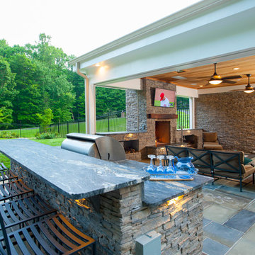 Design Builders hot tub deck installation in Clifton, Virginia