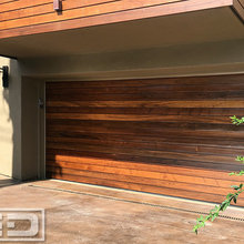 Luxury Ipe Garage Doors Gates In A Modern Architectural Design