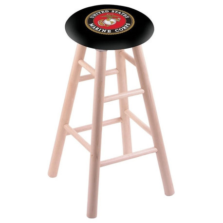 U.S. Marines Bar Stool, Natural