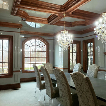 High Gloss Cherry Hills Dining Room