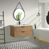 Carlsbad 42" Floating Bathroom Vanity Weathered Fir
