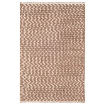 Herringbone Stone Woven Cotton Rug, Runner-2.5'x12'