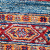 Tribal One of a Kind Hand Knotted Area Rug, Red, 9'1"x12'4"