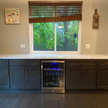 New Cabinets for a Small Beverage Area