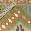 Persian Kilim Fars 4'11"x3'6" Hand Woven Oriental Rug