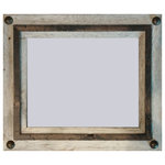 My Barnwood Frames - Rustic Frames, Hobble Creek Series Frame With Tacks, 8"x16" - *PLEASE NOTE - Glass is included with frame sizes 16x20 or smaller. Larger sizes do not include glass due to the high risk of breakage in shipping.