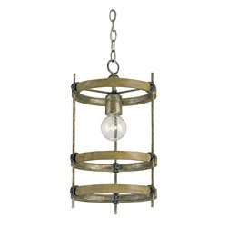 Currey & Company Bewley Pendant in Pyrite Bronze - Pendant Lighting
