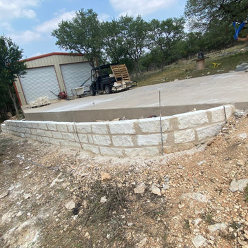 Retaining Walls, mailboxes, & columns, signs