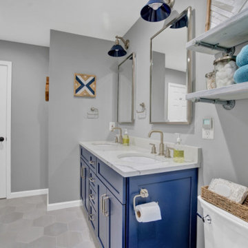 Designing Delight: A Kitchen and Dual Bathroom Makeover for Inspired Living