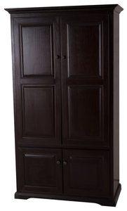 Extra Wide Kitchen Pantry Cabinet, Caribbean Rum