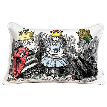 Alice And The Queens Artisan Pillow, 16x24