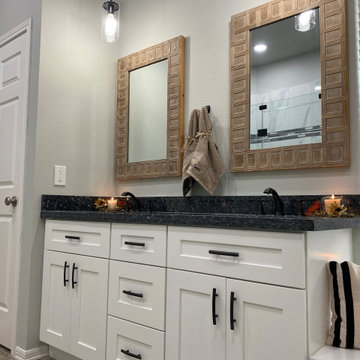 Beautiful master bathroom. Client TW
