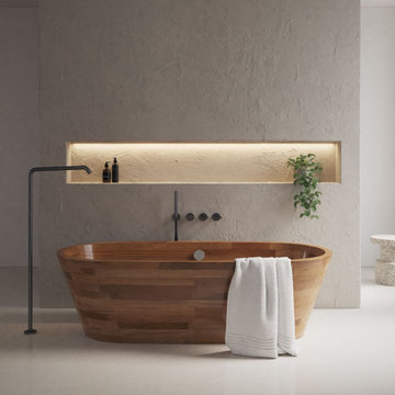 VENDOME FREESTANDING WOODEN BATHTUB - PS IM-WVEN800